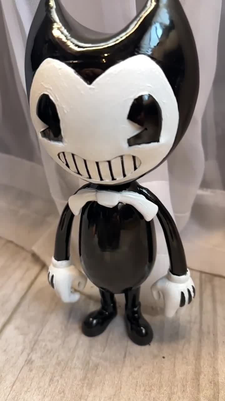 STL file Bendy and the Ink Machine mask 🦑・3D printer design to