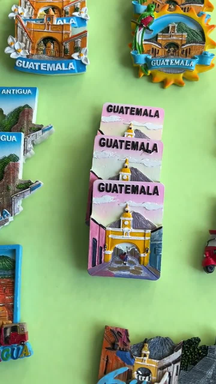 Iman 3D, Imanes Temáticos Guatemaltecos, Nevera Acrílico Arte