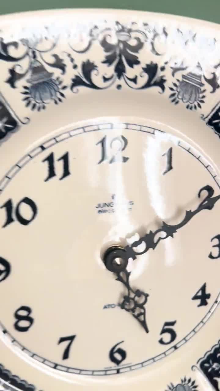 ヴィンテージ ユンハンス キッチン クロック クォーツ 1970 年頃