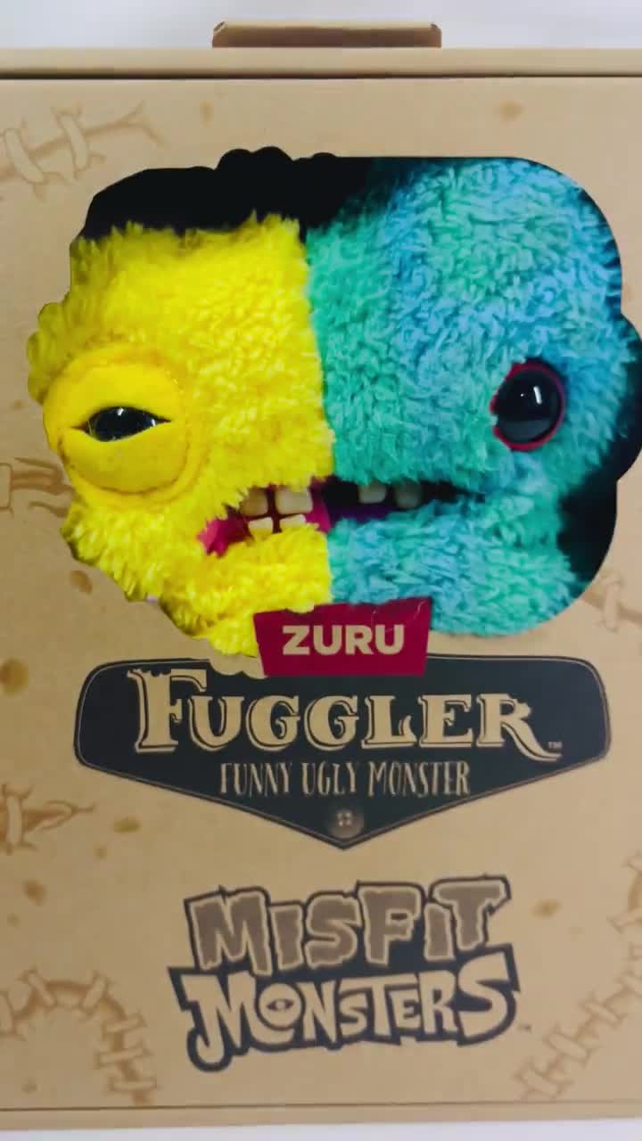 Fuggler Misfit Monsters Squidgetooth Soft Toy Brand New - Genuine
