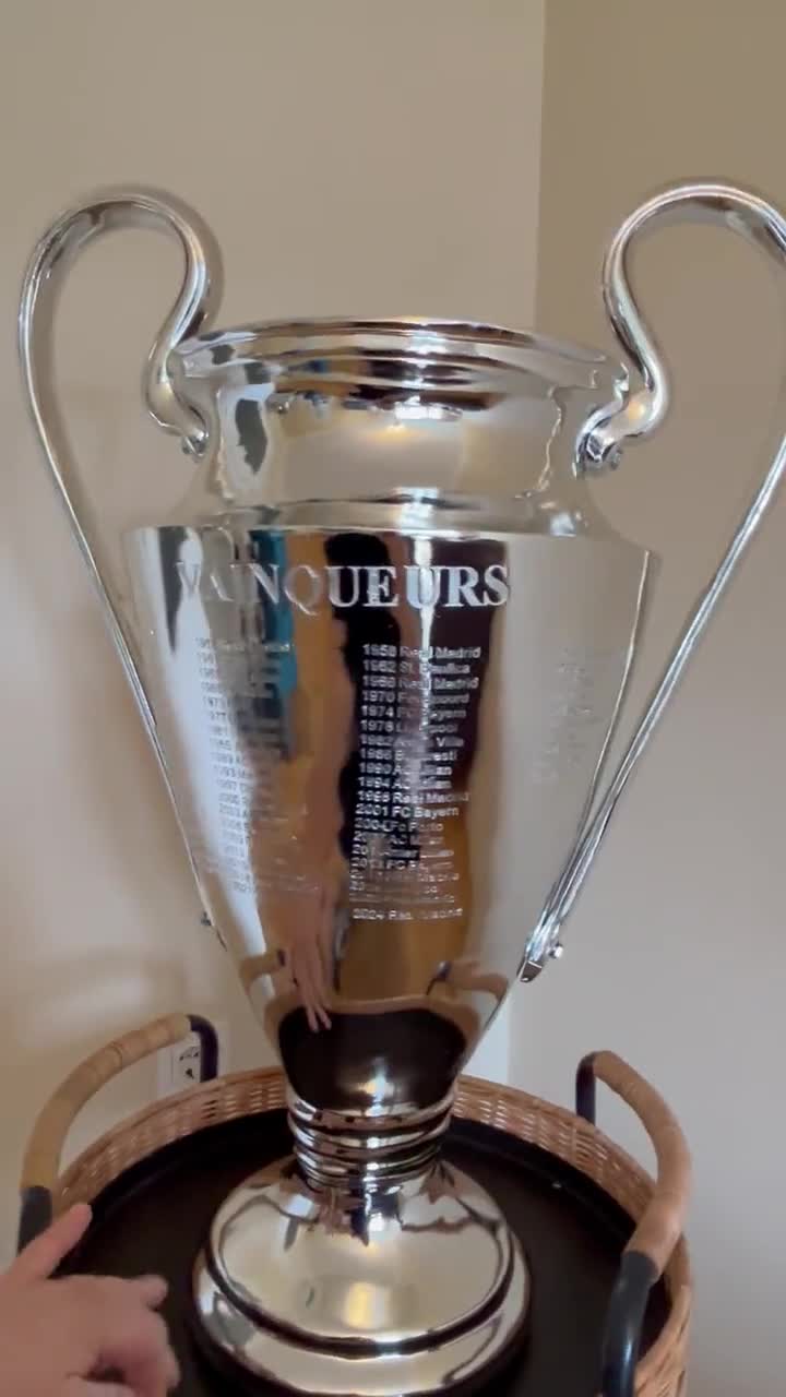 2024 UEFA Champions League Trophy, 77 / 44 Cm - Etsy
