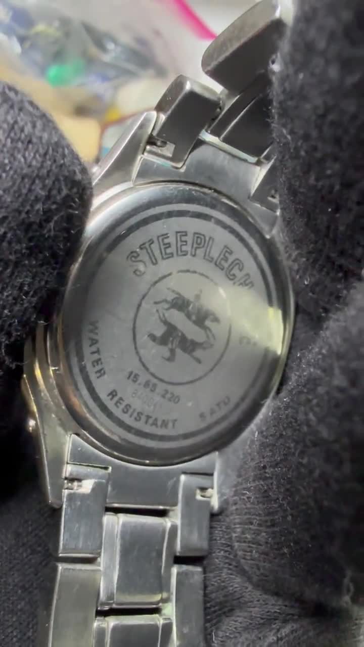Concord Steeplechase 18k Yellow Gold & Stainless Steel Men's Watch