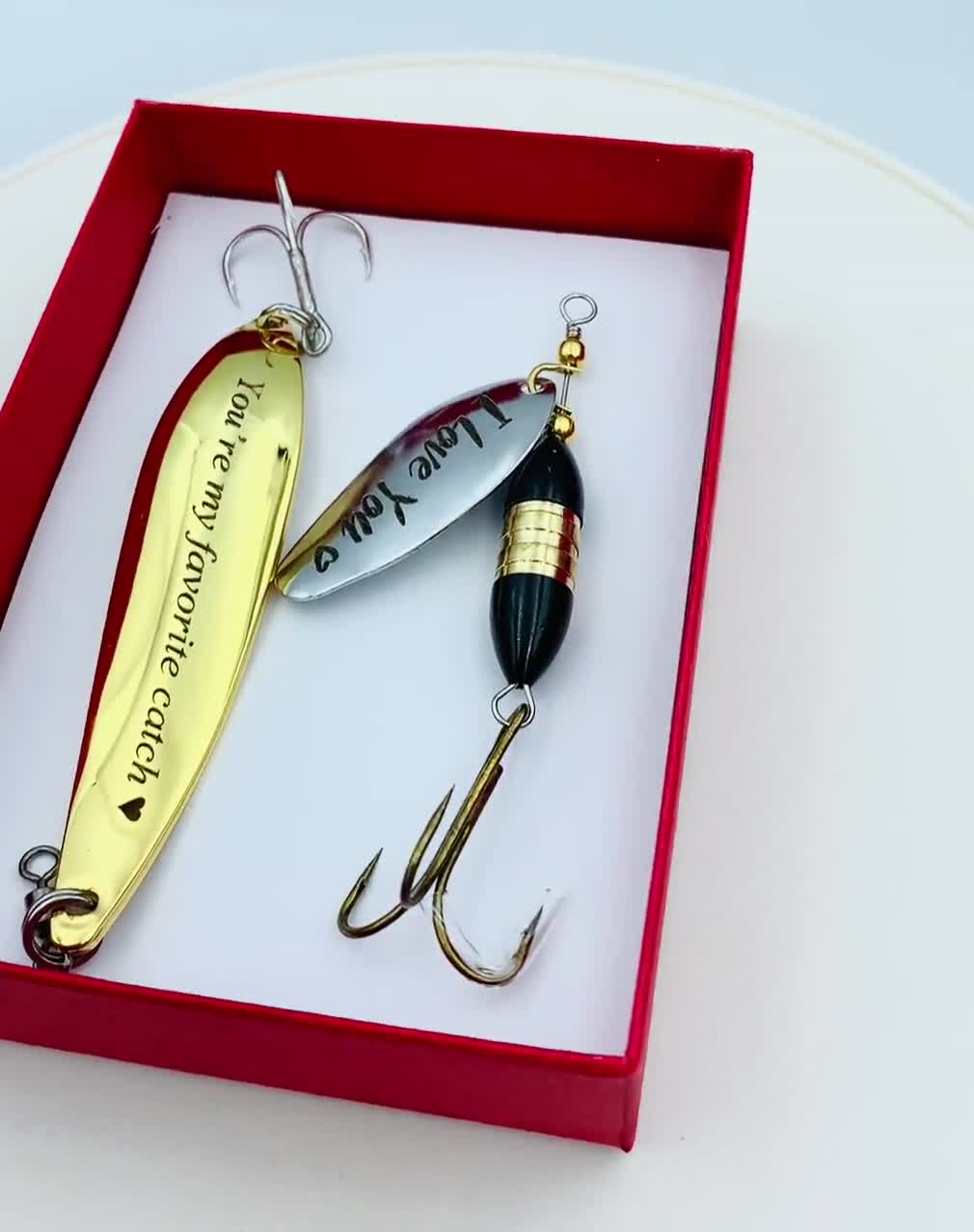 Anniversary Gift for Him Fishing Lure Patenonkel Parrain Angeln