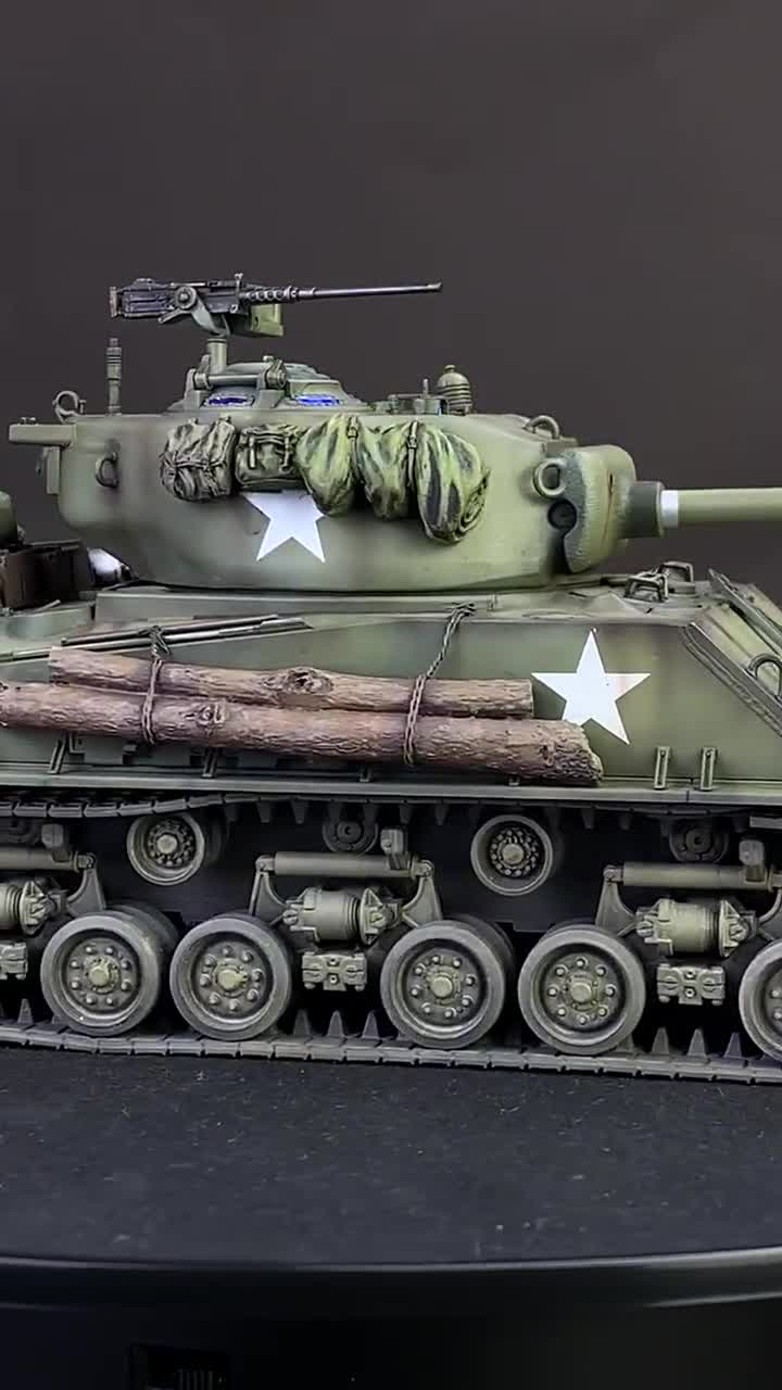 OPO 10 Tanque Sherman M4A3E8 Easy Eight 1/72 | Maqueta De La Segunda Guerra Mundial | Ejército De EE.UU. Alemania 1945 | Figura De Colección