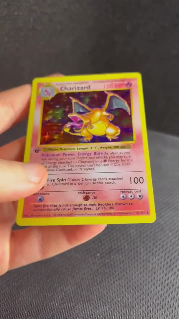 holographic charizard 1st edition shadowless custom made pokemon card proxy Graded PSA Style 1st Edition Charizard Shadowless Holo 4/102 1999 Poke – OP Proxies  TCG main image 1