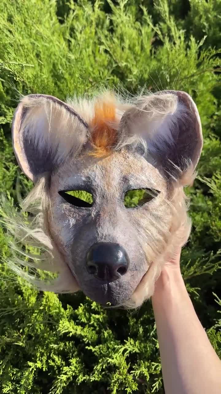 Handmade Hyena Mask: for Cosplay, Quadrobics & Furries, Therian - Etsy