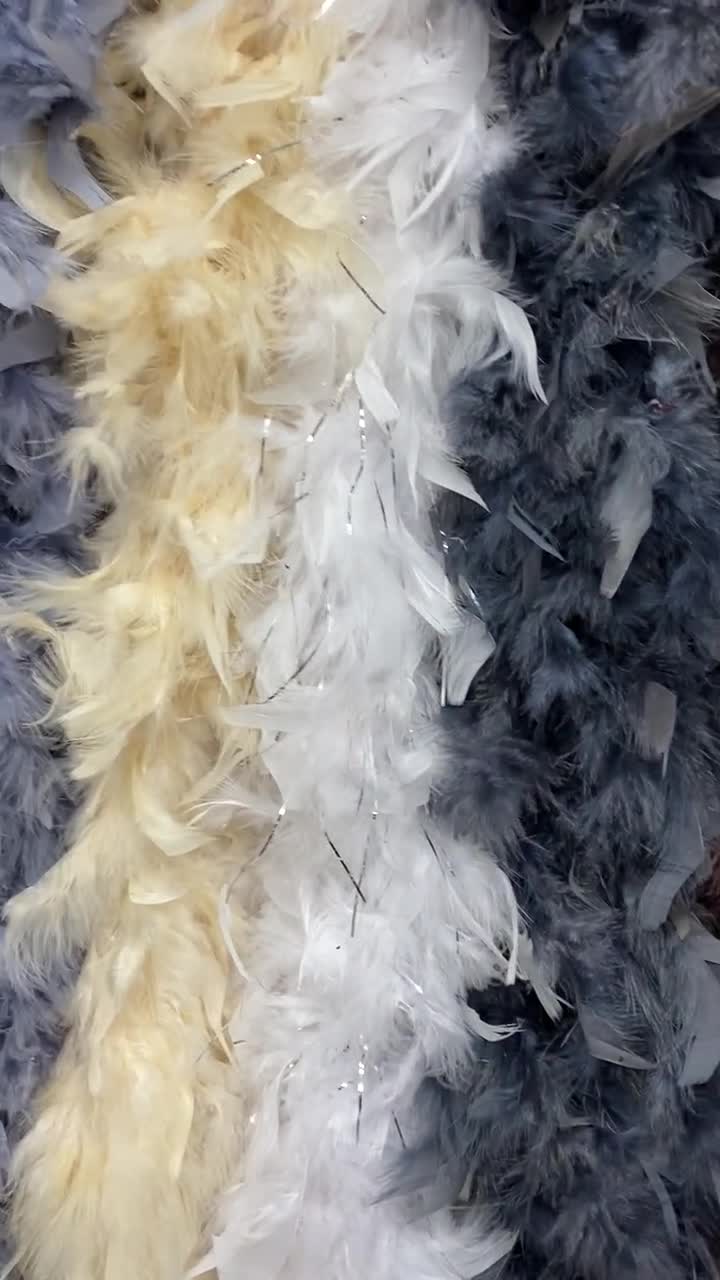 CHRISTMAS SPECIAL: White Marabou Boa to Enhance the Look of Your  Centerpiece Tree DIY 72 Inches 