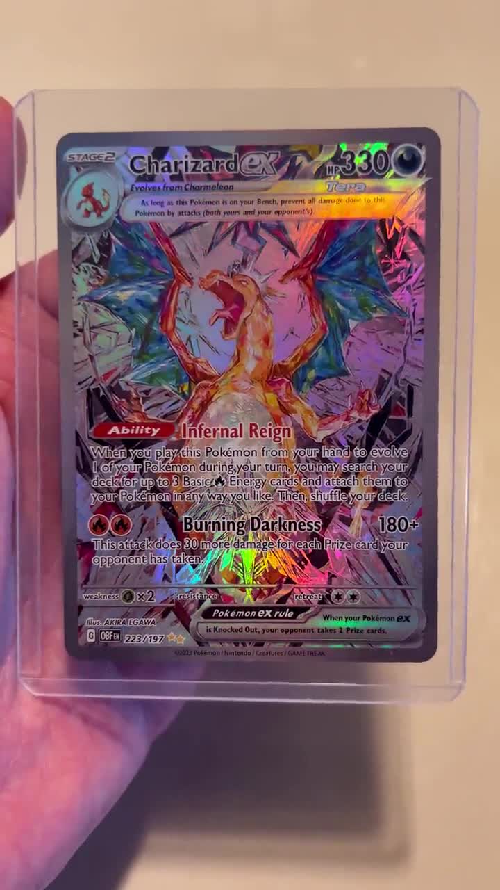 227 197 pokemon card - Poppy 227/197 - Obsidian Flames - Special illutration Rare Flock When you play this Pokemon from your hand onto your Bench during your turn Pokemon TCG Poppy Special Illustration