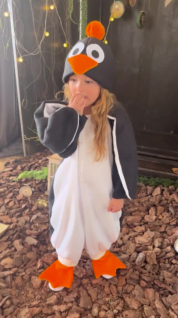 子供用手作りペンギンコスチューム - ハロウィン衣装 - Etsy 日本