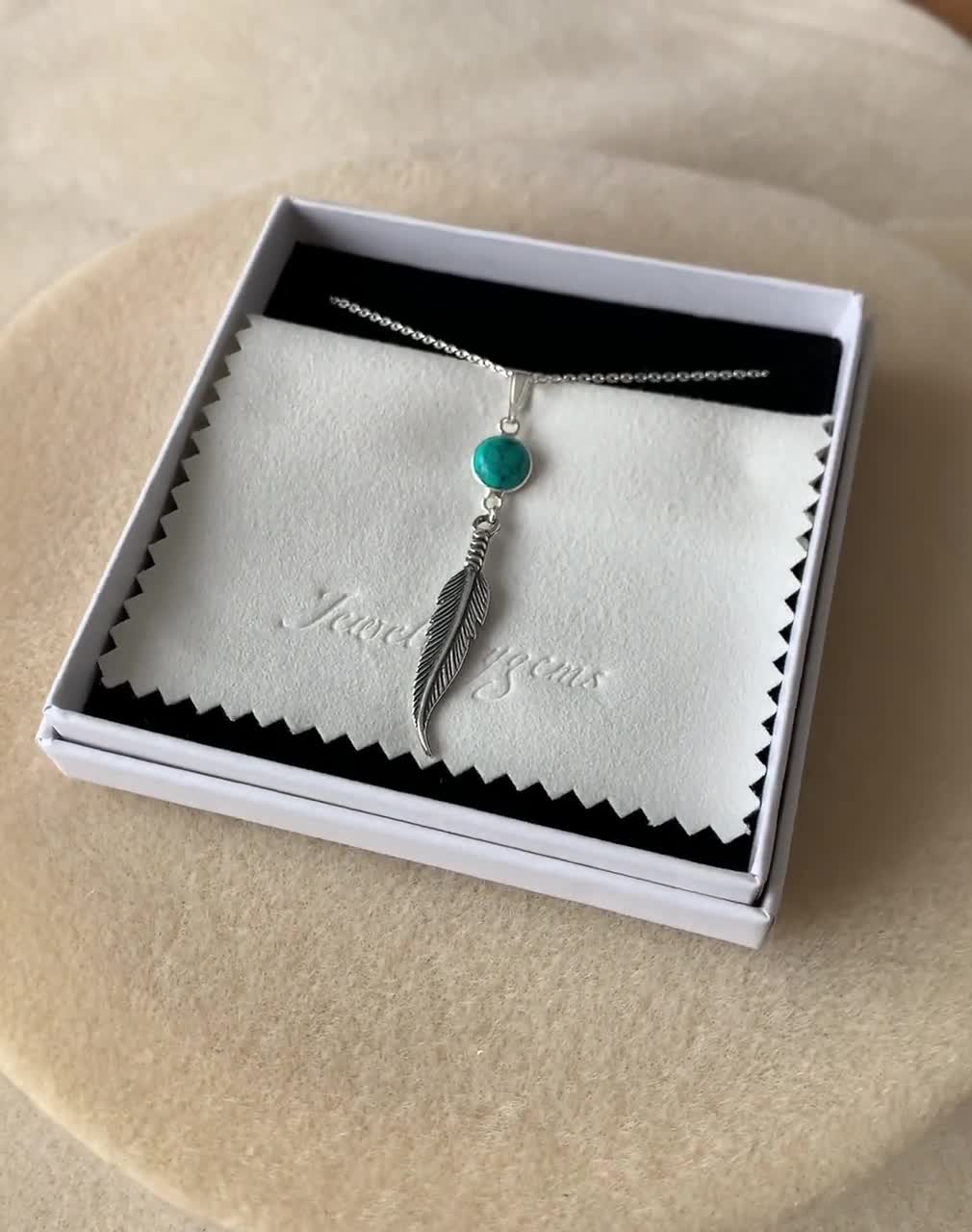 アクセサリー M.Cohen Turquoise Feather Necklace M.Cohen Turquoise Feather Necklace（39 Men's Rustic Jewelry