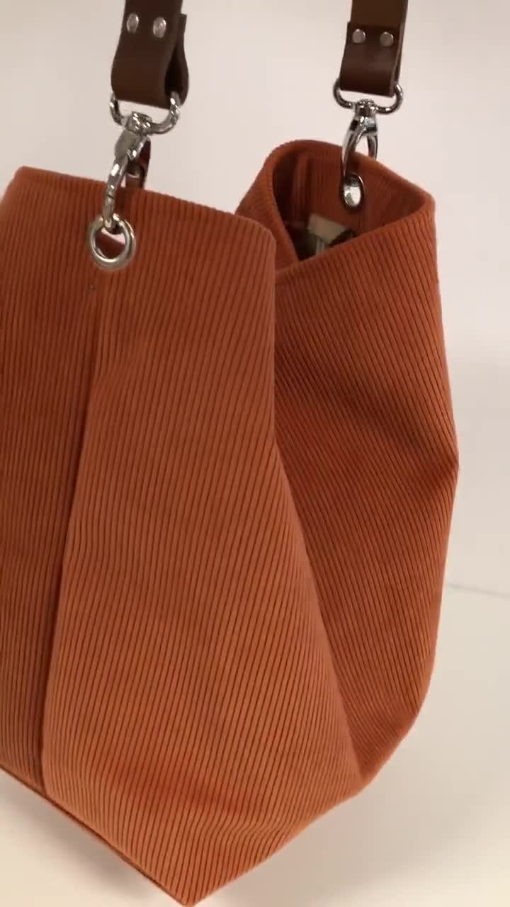 Sac Hobo vert fourre-tout japonais marron sac Triangle sac 