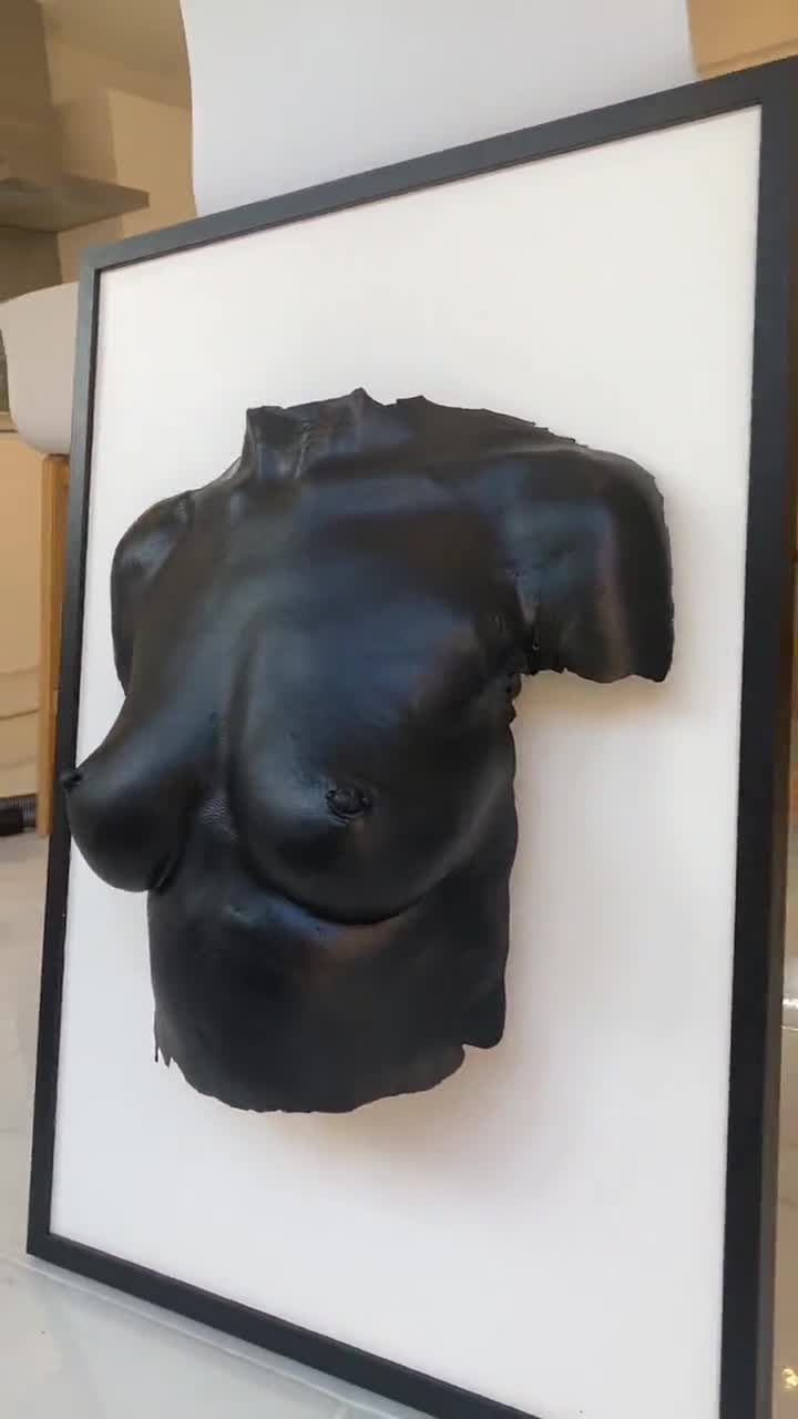 Chest live Body cast artwork - boobs cast