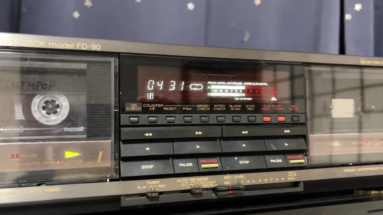 Vintage TOA FD-90 Auto-reverse Stereo Cassette Deck - Etsy UK