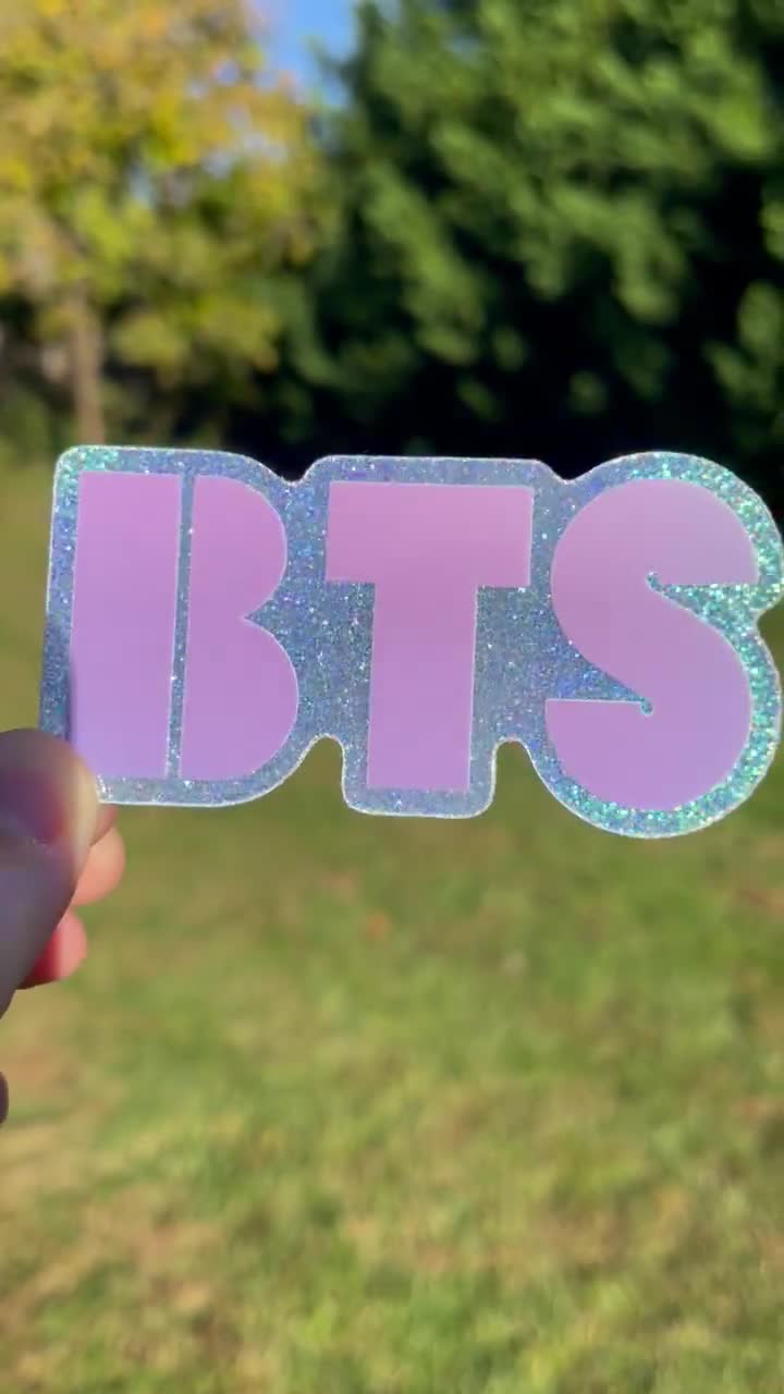 BTS For TV 5 Glitter Sticker