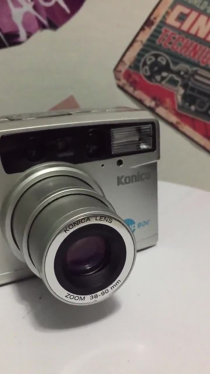 Vintage Konica Z-up 90e, Retro, 1990s, Analog Photography, Point