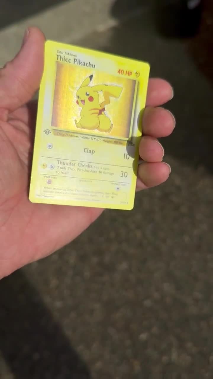 is thicc pikachu a real pokemon card PSA 10 Pikachu V Promo SWSH #285 Pokemon card – GorillaTCG