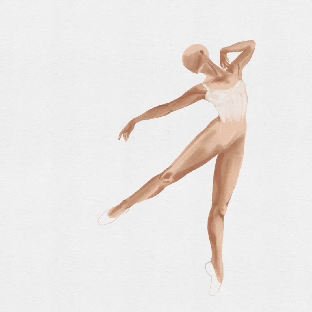 Portrait Of The Ballerina In Ballet Pose On A Grey Background Ballerina Is  Wearing Photo And Picture For Free Download - Pngtree