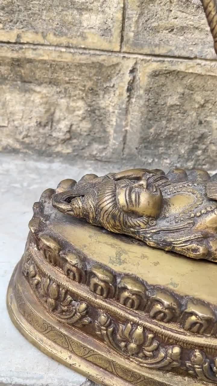 真鍮装飾カーリー像、女神マハーカリ、パールヴァティー女神