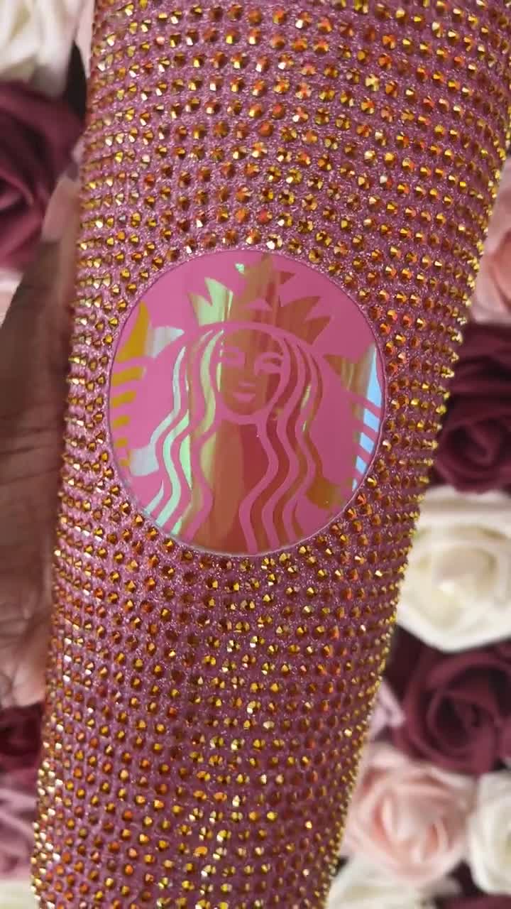 Rose Gold Drip Snowglobe Tumbler – madewithglitter