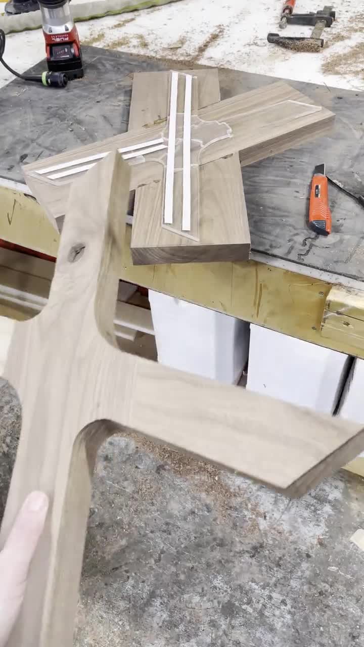 Table Leg Router Template Clear Acrylic S 4x6 Inch LaserCut