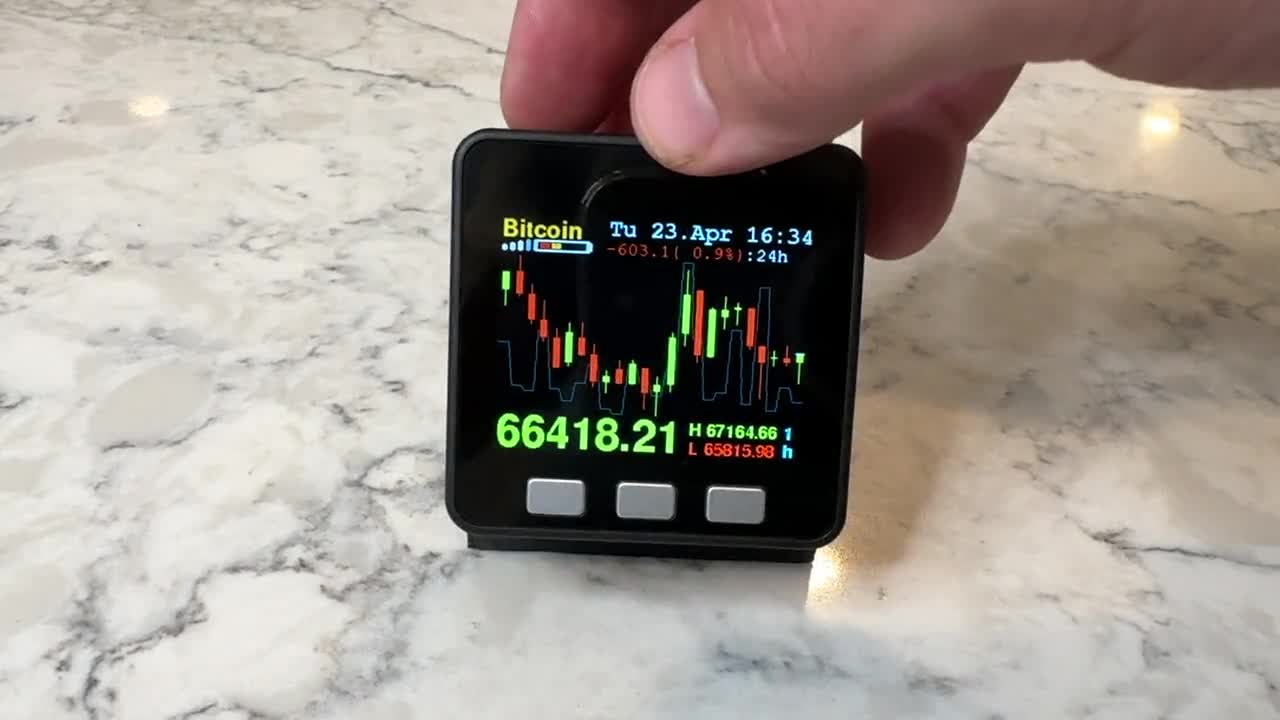 Rainbow Crypto Trading Gadget Rainbow Crypto Price Tracker - Real-Time  Bitcoin & Ethereum Desktop Display With Candlestick Charts Stock Ticker