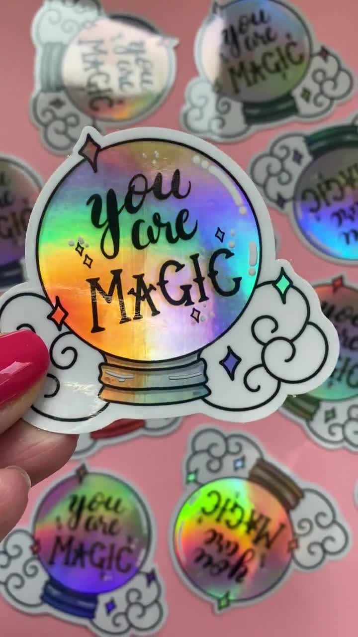 You Are Magic Sticker, Crystal Ball Sticker, Witchy Stickers