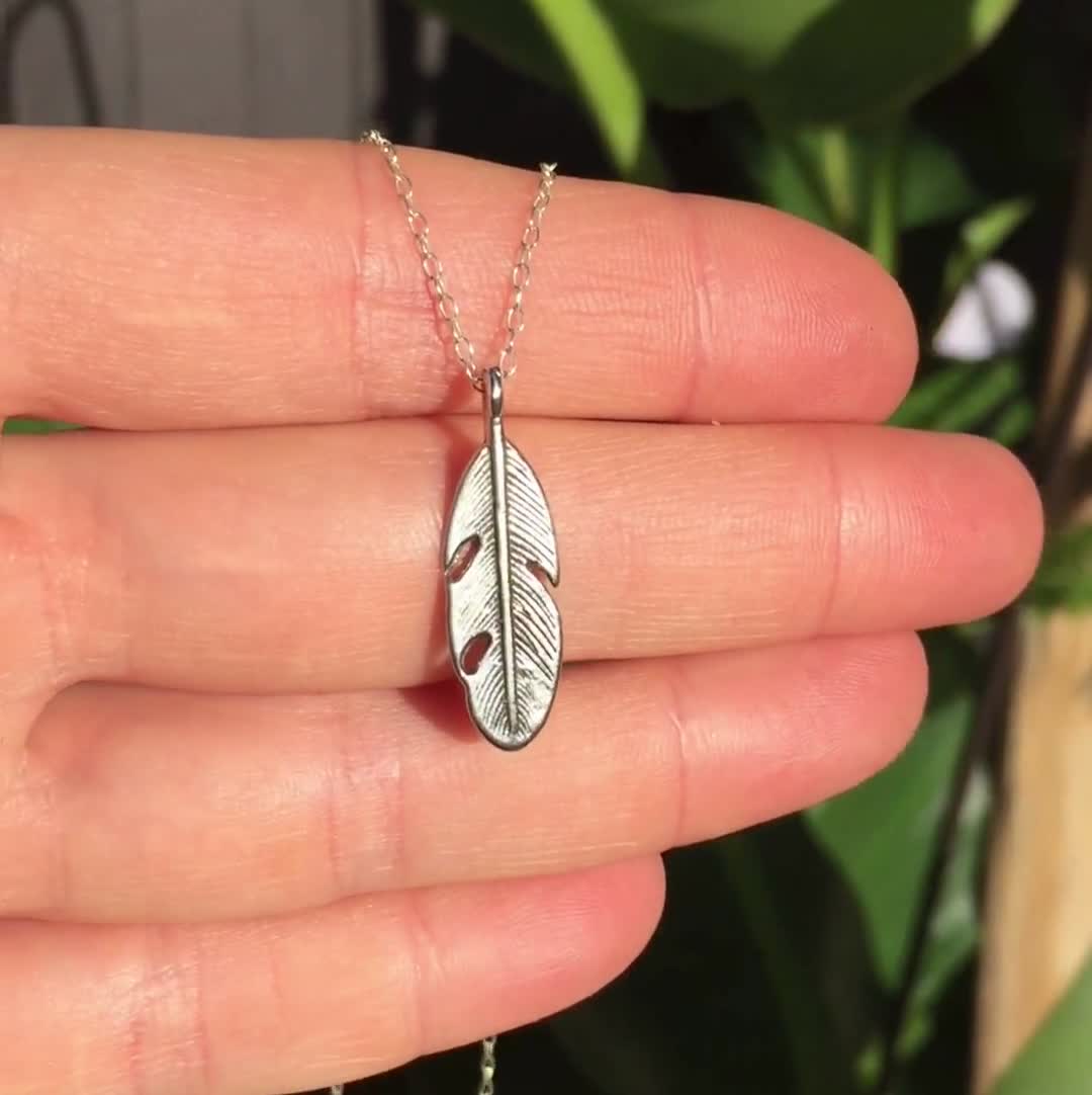 Wholesale Amoracast Feather Slide On Bail Loop Sterling Silver - View #2