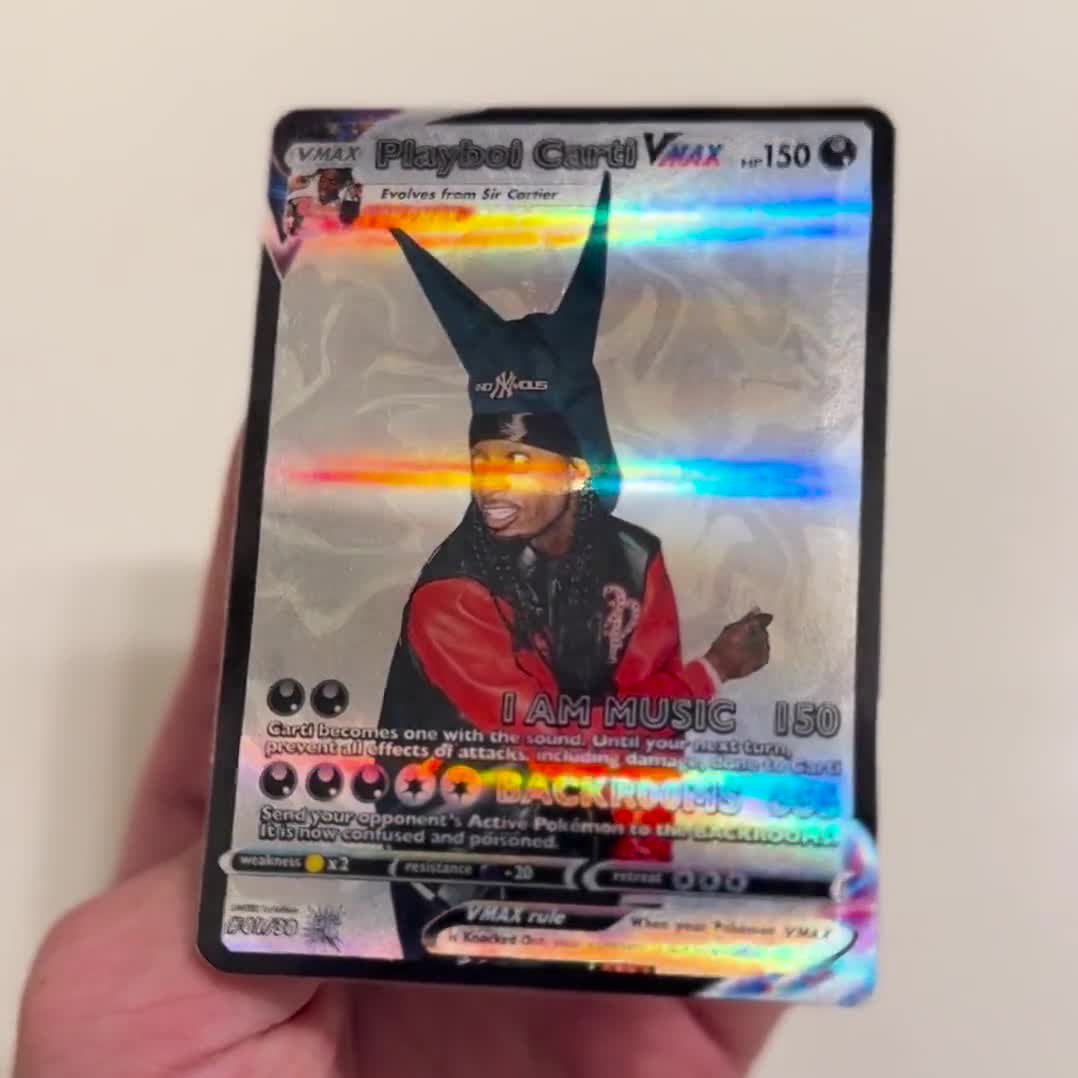 プレイボーイ・カルティ ホロVMAXトレーディングカード | ポケモン風