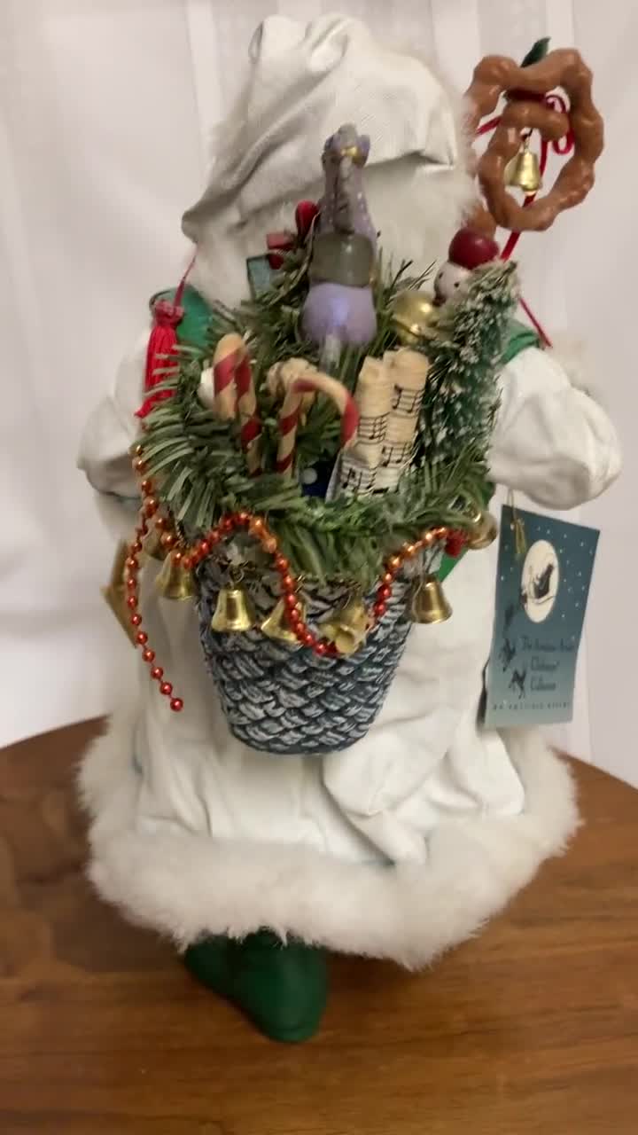 Possible Dreams,lighting the Way Santa, Clothtique, Retired in