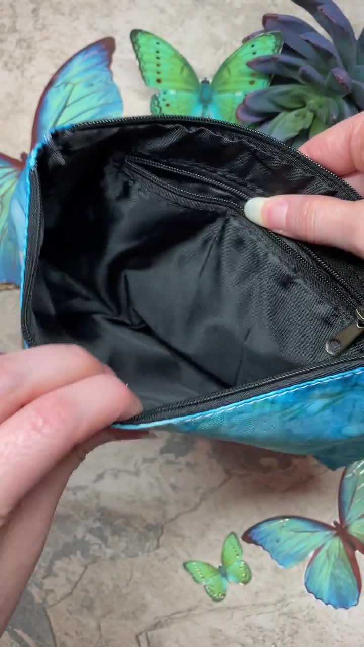 Cute Little Mermaid Bag with Puffin Birds, Mermaids Have Fun Cosmetic Bag, Girls Zipper Pouch, Small Travel Makeup Bag, Zipper Pencil Case video poster