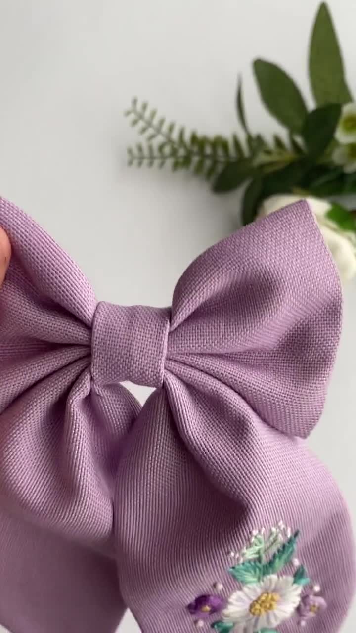 Purple Hair Bow Holder - Dream Lily Designs