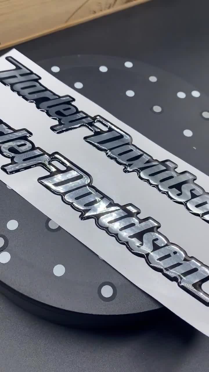 Harley HD 3D hars reliëfstickers voor auto, motorfiets, tank, helm