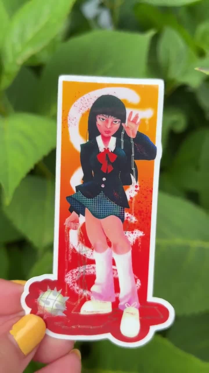 Kill Bill Gogo Yubari Sticker | Kill Bill Fanart Sticker