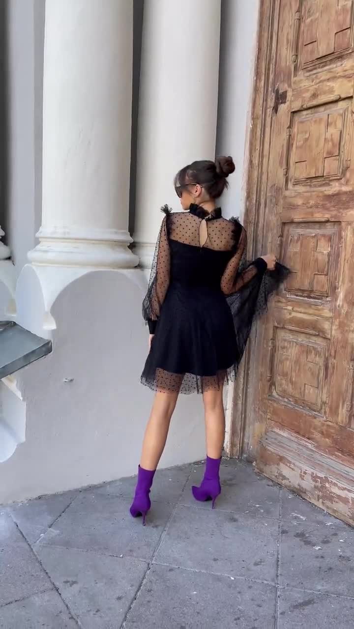 スーツ・フォーマル・ドレス thetoe Bluebell Tulle Dress black S Bluebell Tulle Dress – THE TOÉ
