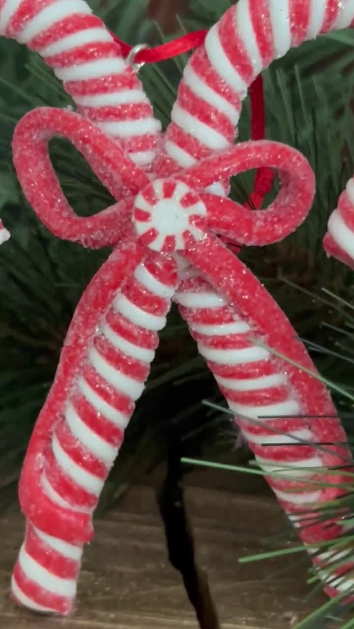 Candy Cane Bastoncino di Zucchero in Plastica - H 30 cm - Il Villaggio