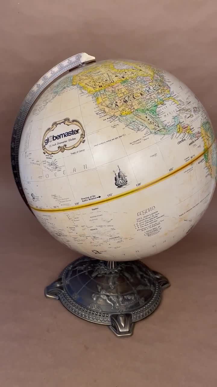 Globo Globemaster vintage Leroy Tolman Replogle da 12 pollici -  Italia