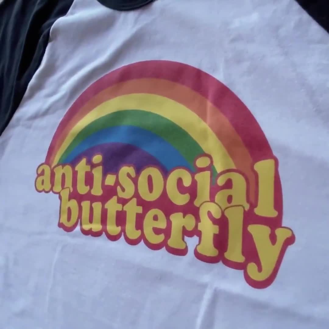 Antisocial Tee, 70s Vintage Inspired Tshirts