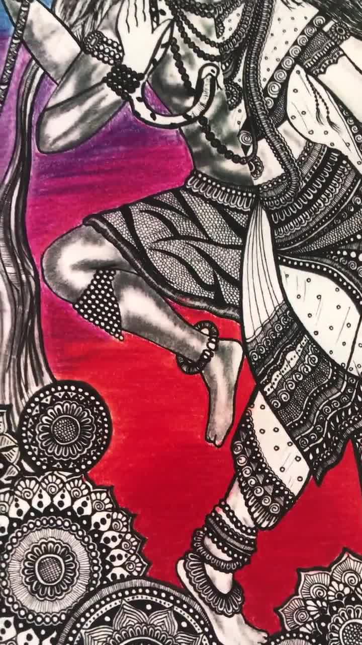 Gyan Prakash on X अरधनरशवरArdhnareeshwar the union of Shiva and  Shakti Ballpoint pen on A4 paper artwork ArtistOnTwitter shiva shakti  durga httpstcoUjeSmSyrX8  X