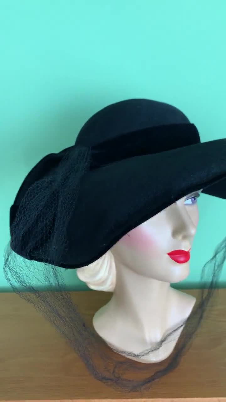 Chapeau Claude Saint Cyr des années 1930 - Etsy France