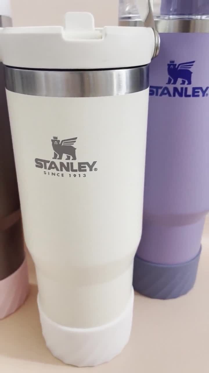 Bling Silicone Boot For Stanley Quencher Adventure 40oz & Stanley IceFlow  20oz 30oz Silicone Water Bottle Bottom Cover