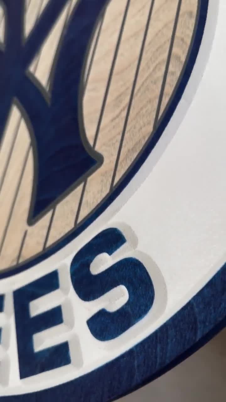 ニューヨークヤンキースの木製看板 - Etsy 日本