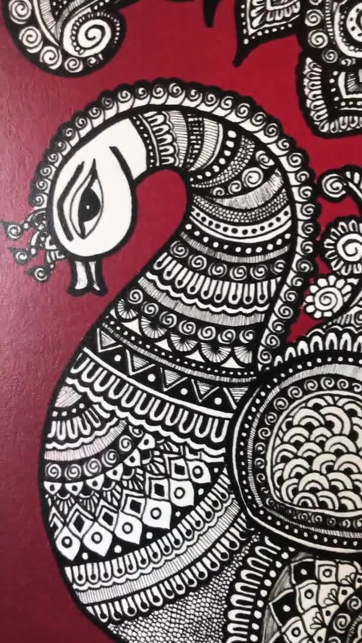 Students work of online class top 10 Topic peacock 🦚. Offer valid for top  20 students hurry up New online batch start from 25 jan H... | Instagram