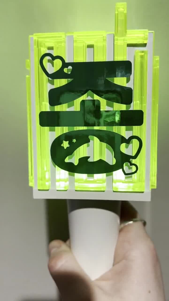 NCT DREAM K-pop Animal Hangul Lightstick Neobong Vinyl Decal