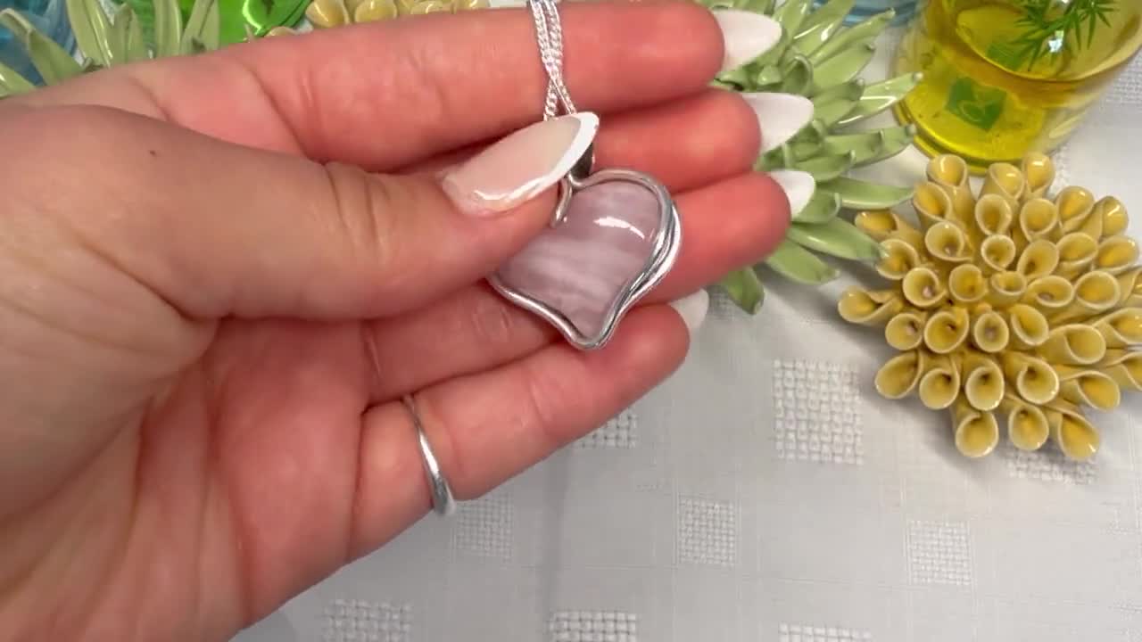 ネックレス・ペンダント [SENTIMENTS] NO.435 [SILVER] HEART PEARL NECKLACE Pearl Heart Necklace 925 Sterling Silver Love Heart Necklace