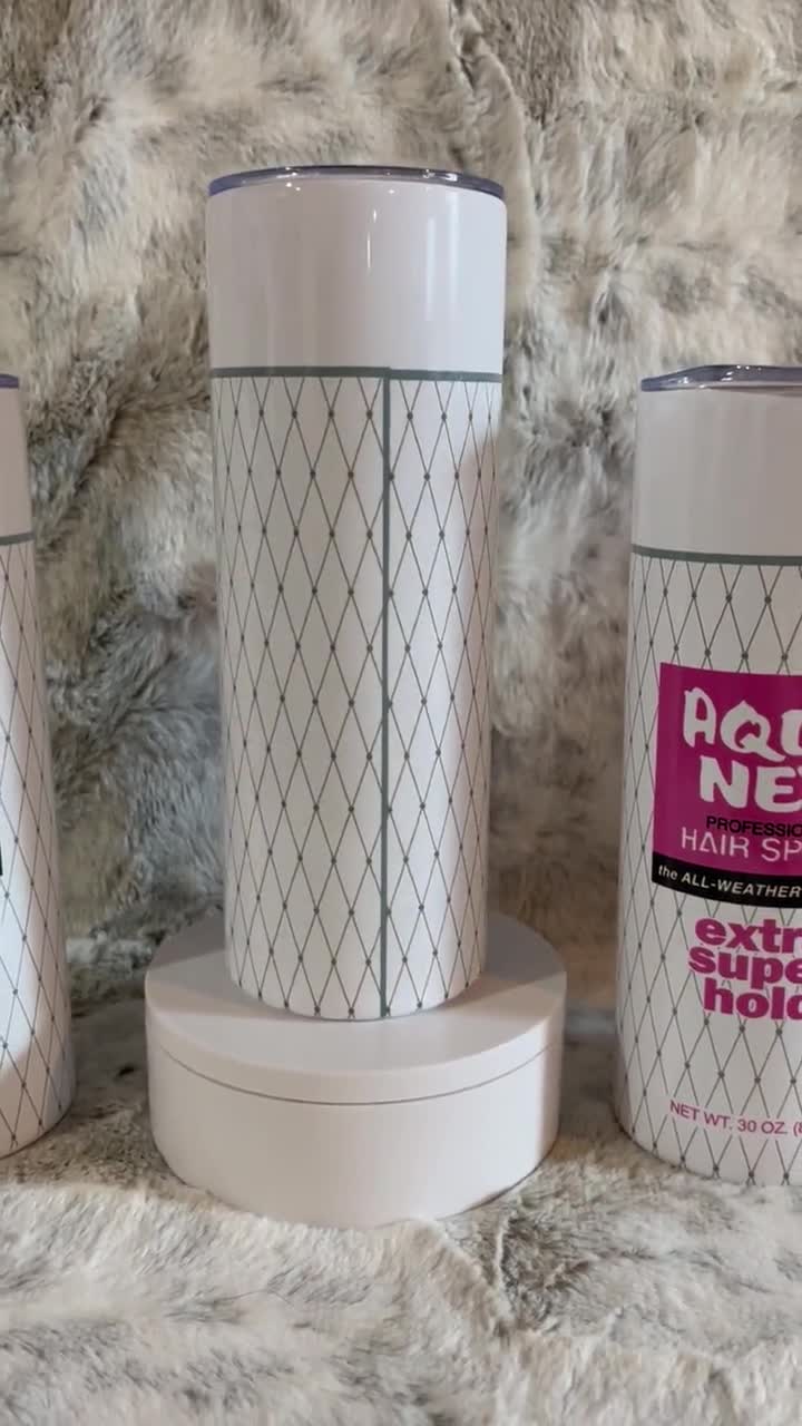 20 oz Aqua Net Hairspray Tumbler – Sassy Southern Designs, LLC