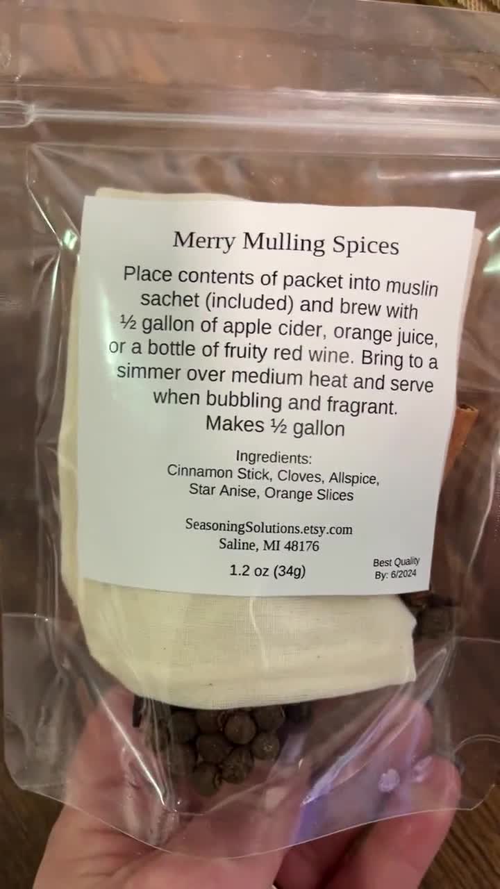 Muslin Bags  Savory Spice
