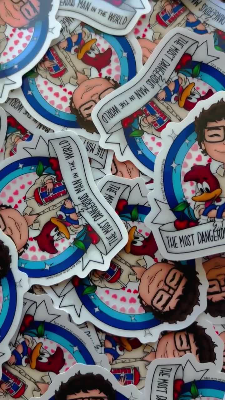 The Most Dangerous Man In The World (Alexei) - 3" Sticker video poster