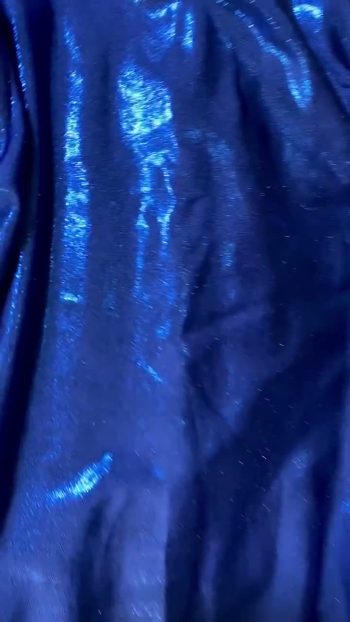 Hologram Iridescent Deep Royal Blue Catsuit Spandex Jumpsuit Unitard  Bodysuit Mystique Metallic Festival Costume Size S M L XL XXL Plus 