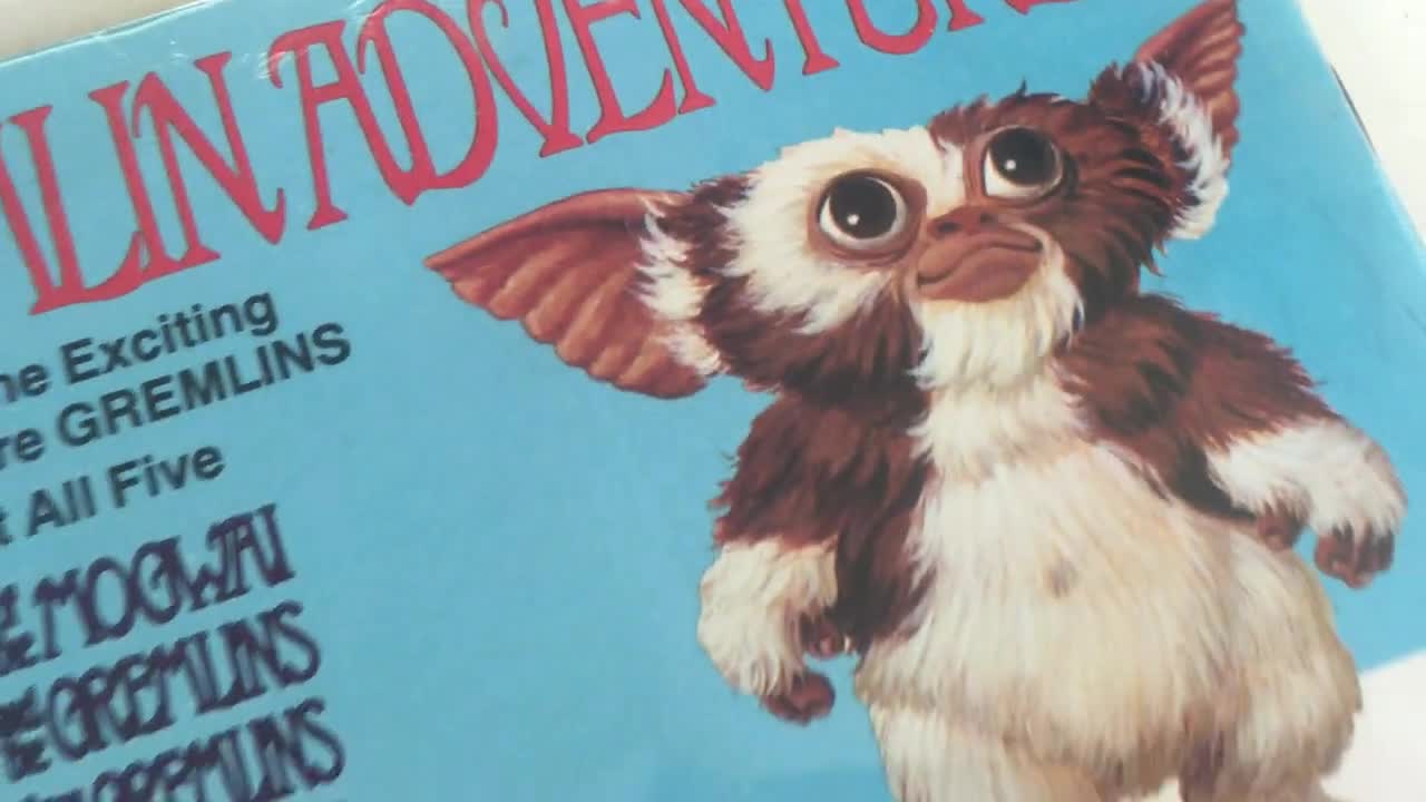 Gremlins SEALED Story 2 - Gizmo and the Gremlins 7' Vinyl Record / Book,  Warner Bros. Records, Children's Story, 1984, Original Pressing