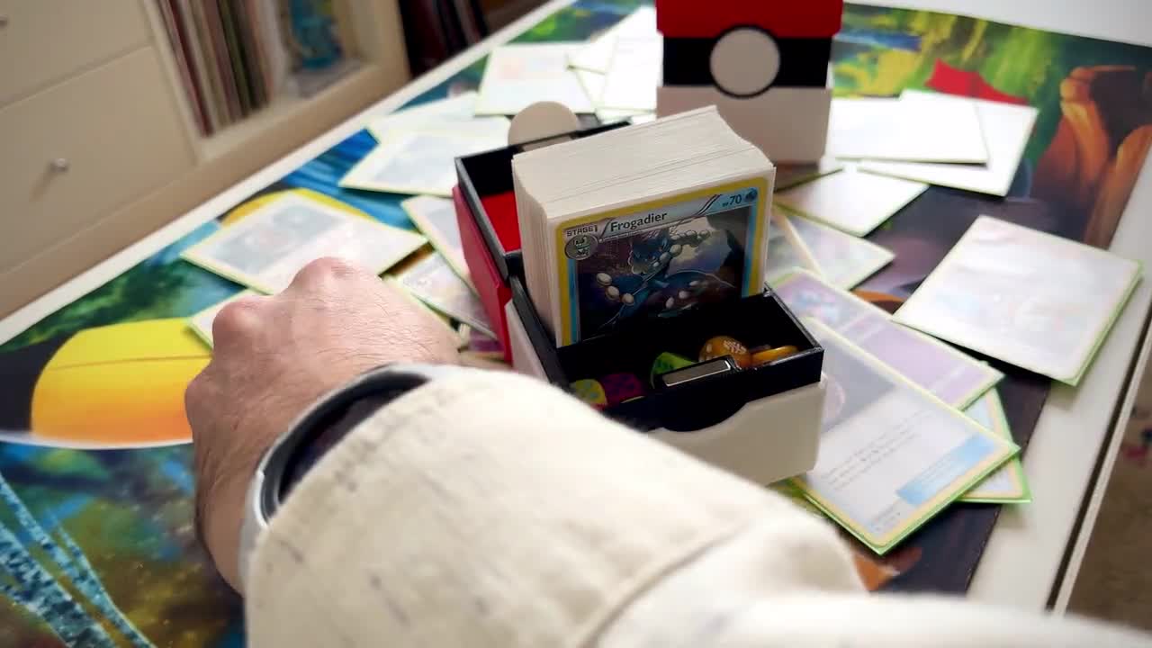 trading card binder pokemon Collectable card binder Pokemon Mimikyu / 4 pocked – MarinkiArt main image 0